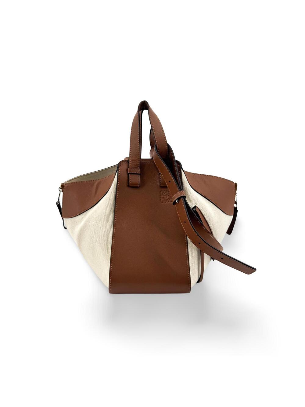 Loewe Hammock Small Bag Canvas Leather #372809L80B